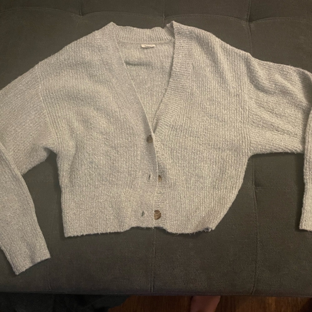 Garage Light Gray Cardigan